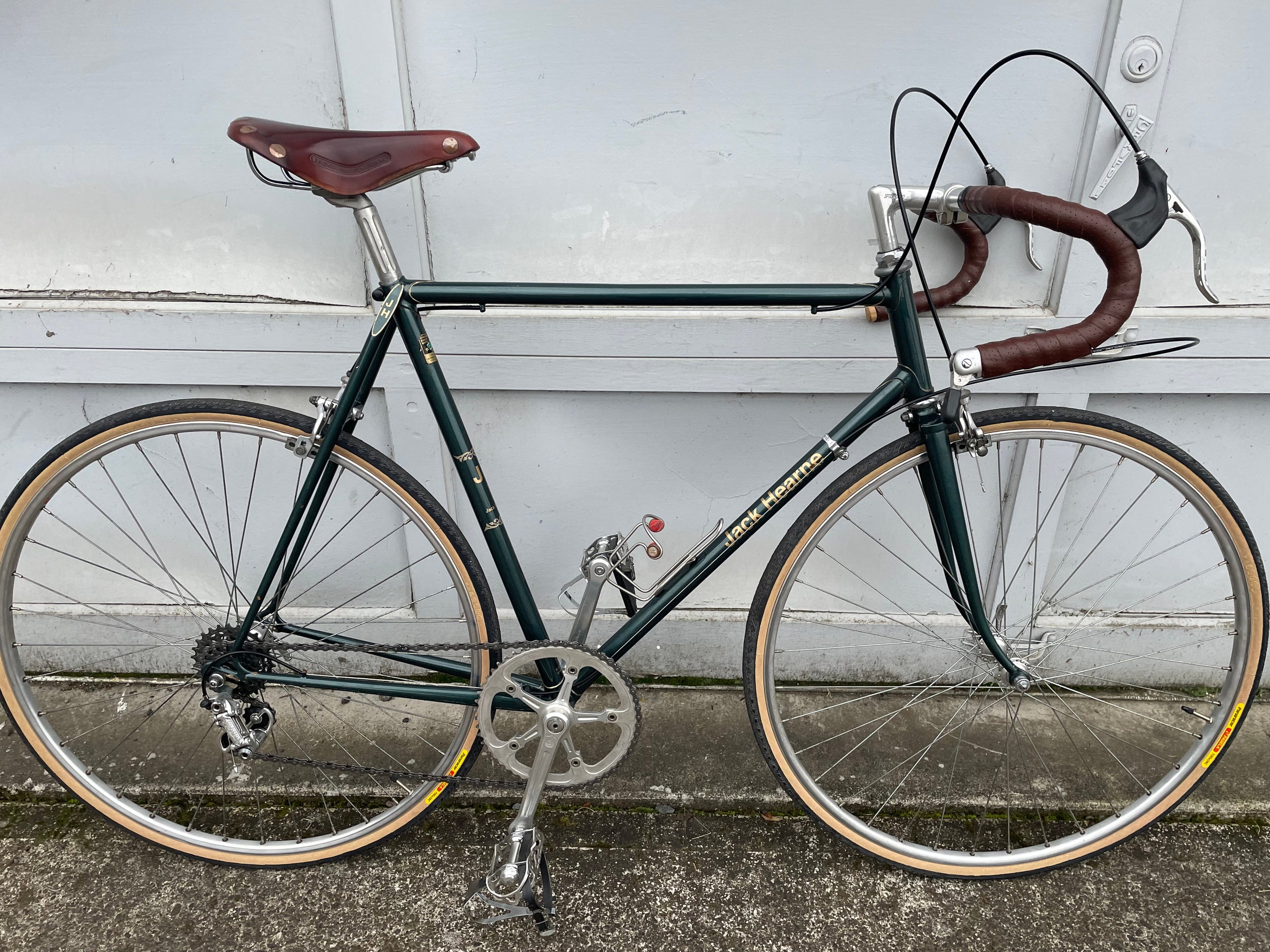 Vintage Jack Hearne Large Reynolds 531 frame Campy Build 360